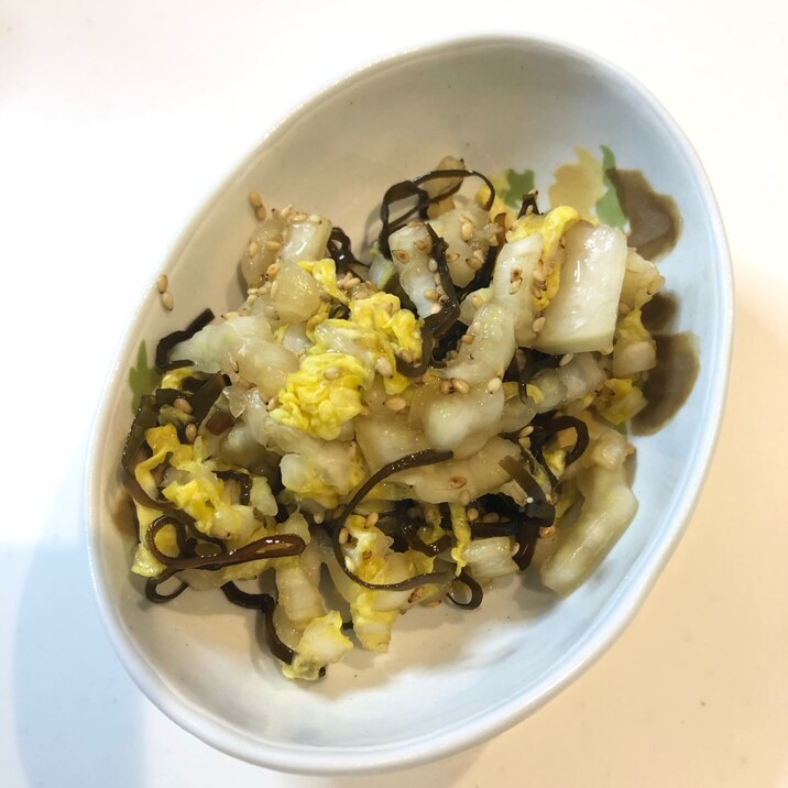 塩昆布で漬物